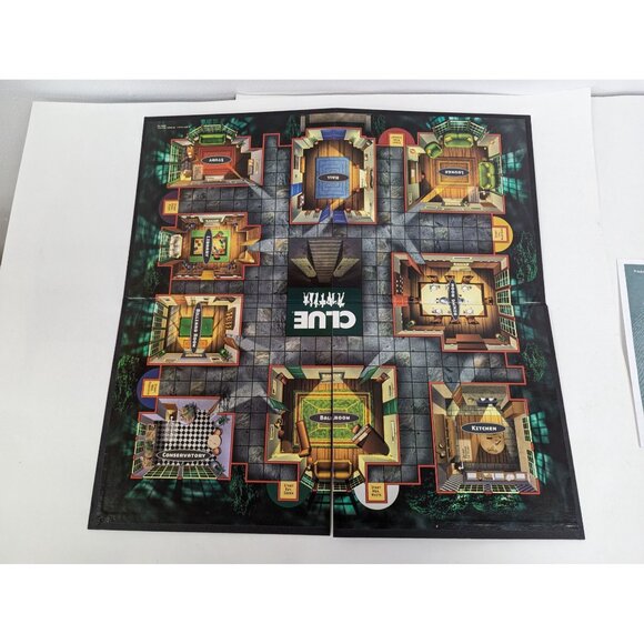 2005 Clue Board Game Replacement Parts Game Board Instructions - Picture 2 of 7